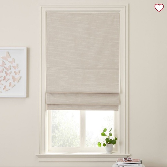 Pottery Barn Teen Grey Blackout Roman Shade - Picture 1 of 3